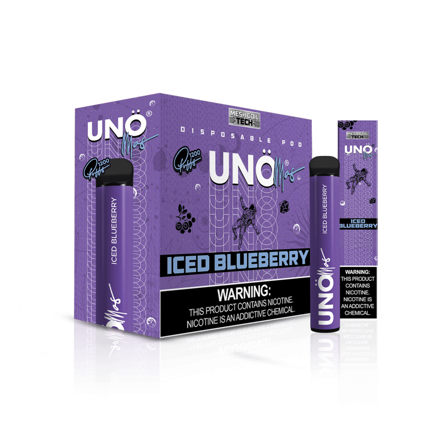 Uno Mas Disposable 5% | 1,200 Puffs