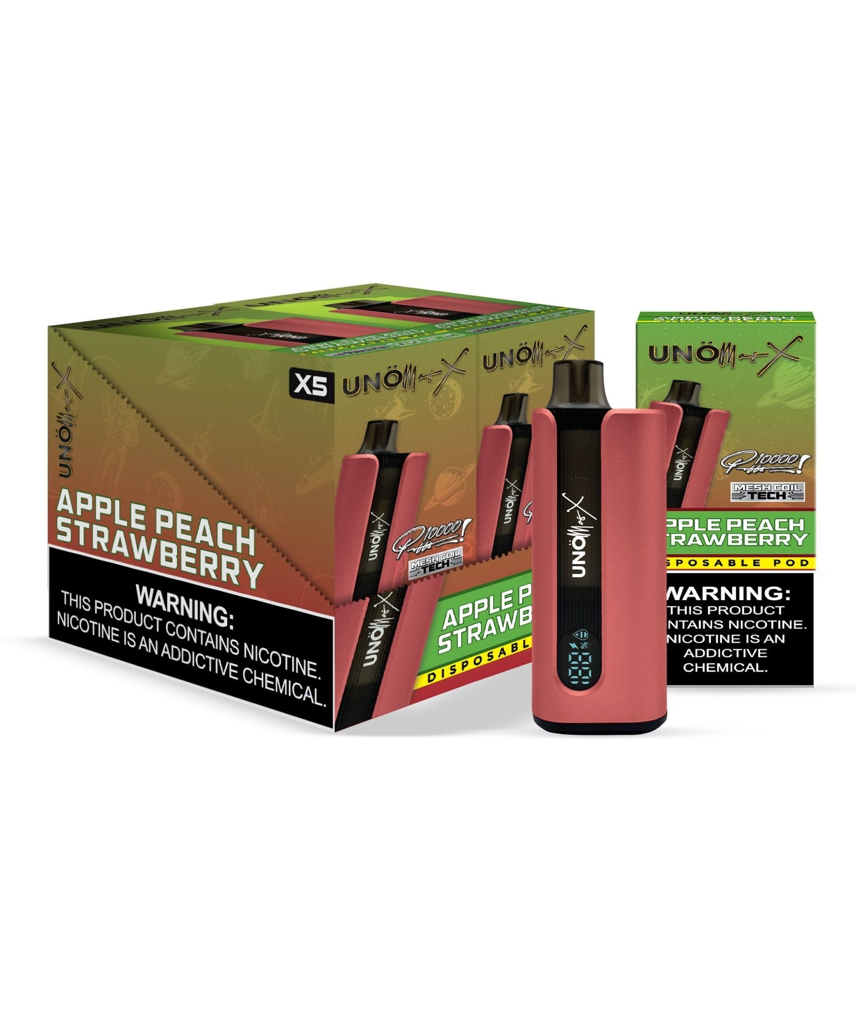 UNO Mas X 10,000 Puff Disposable with Digital Display - Rechargeable