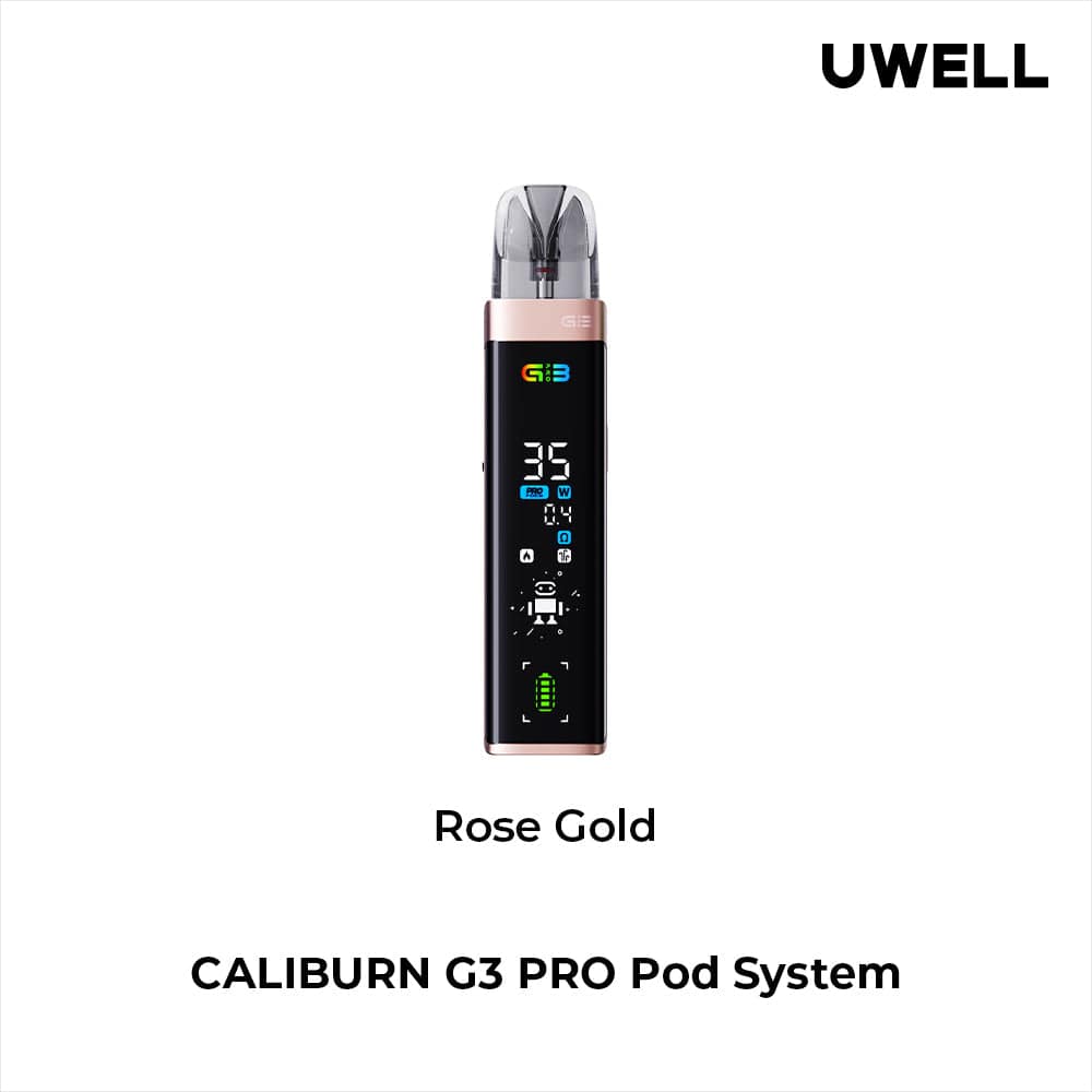 UWELL CALIBURN G3 Pro 35W Pod System — Rose Gold