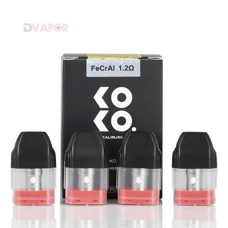 UWELL Caliburn Pod Cartridge - 4 pack — 1.2 Ohm (KOKO)
