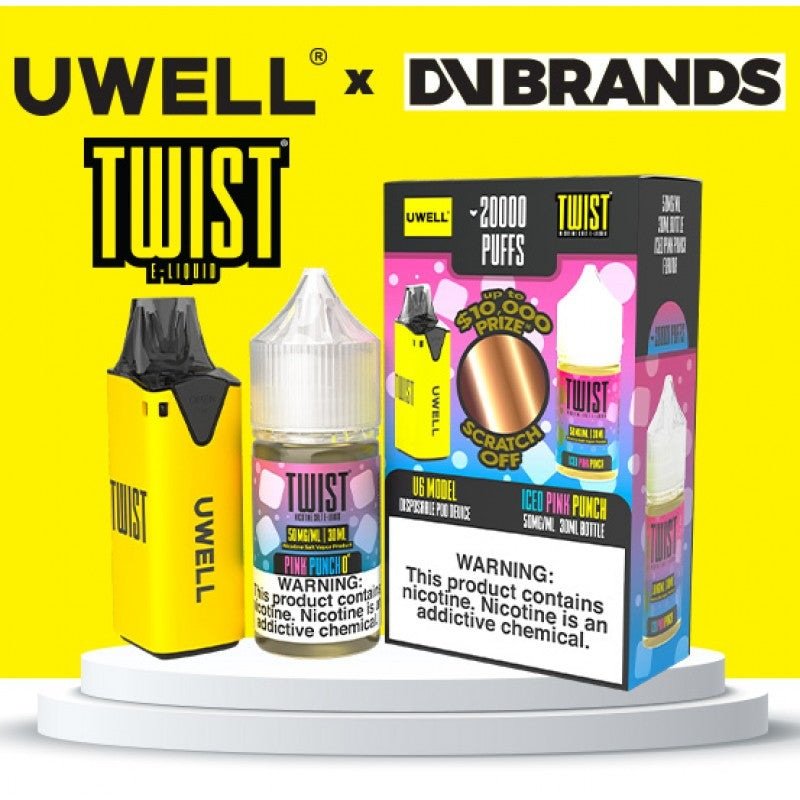Uwell V6 Refillable Disposables + 30mL Juice Combo