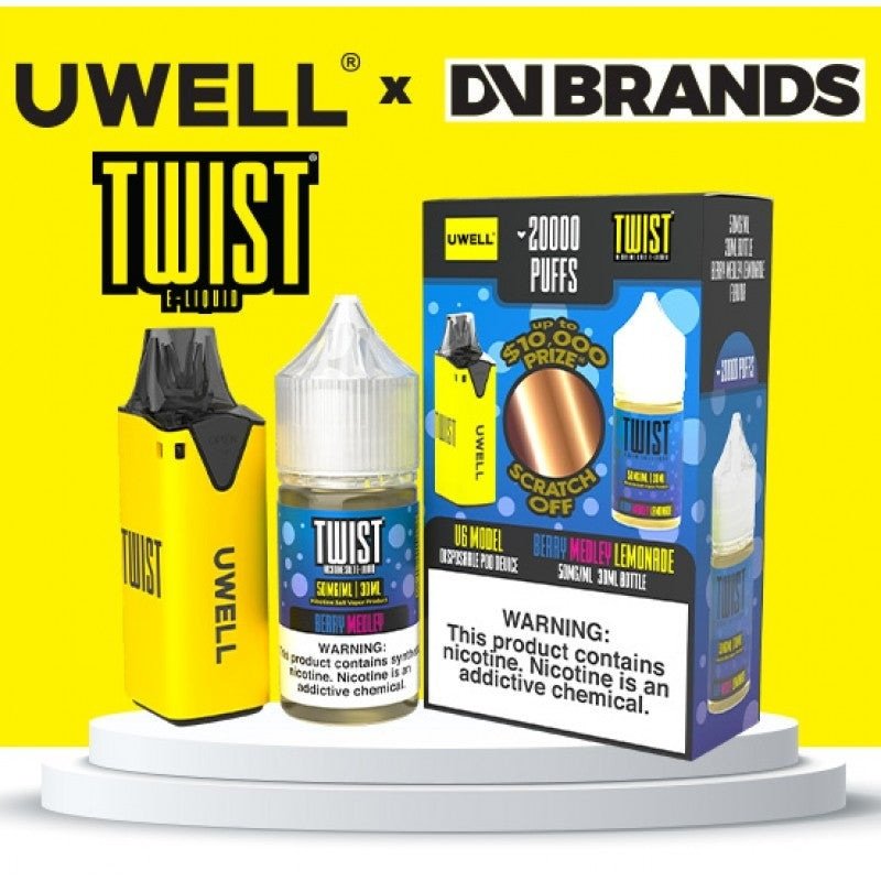 Uwell V6 Refillable Disposables + 30mL Juice Combo