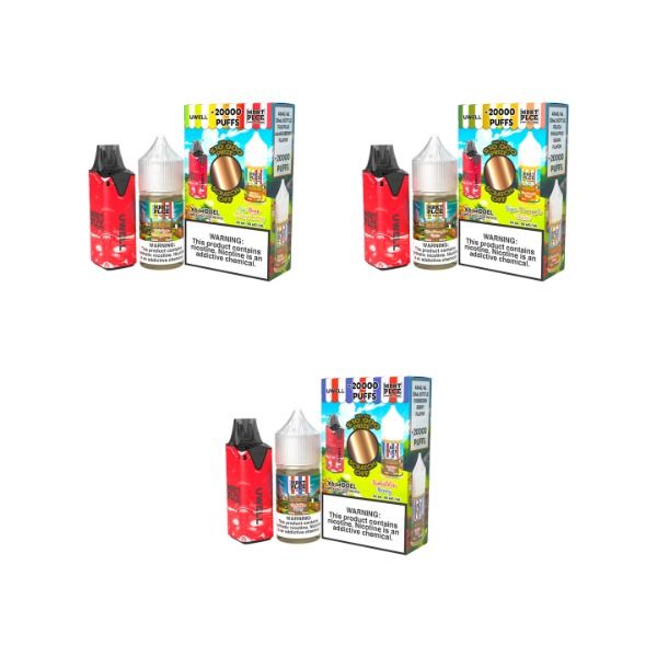 Uwell V6 Refillable Disposables + 30mL Juice Combo