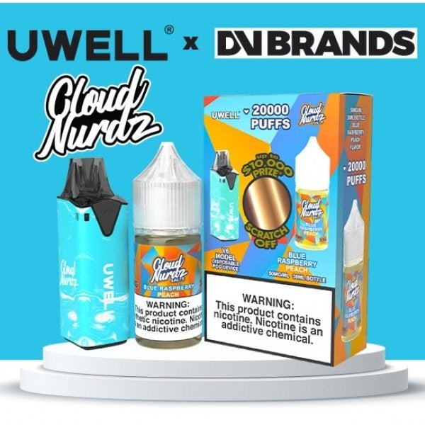 Uwell V6 Refillable Disposables + 30mL Juice Combo