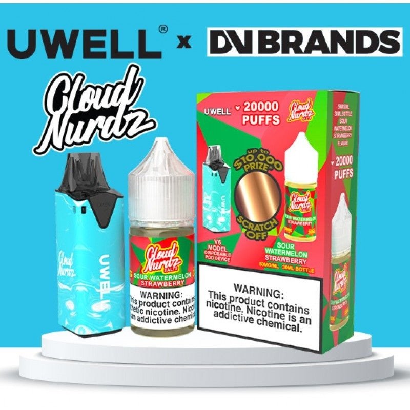 Uwell V6 Refillable Disposables + 30mL Juice Combo