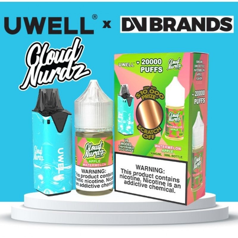 Uwell V6 Refillable Disposables + 30mL Juice Combo
