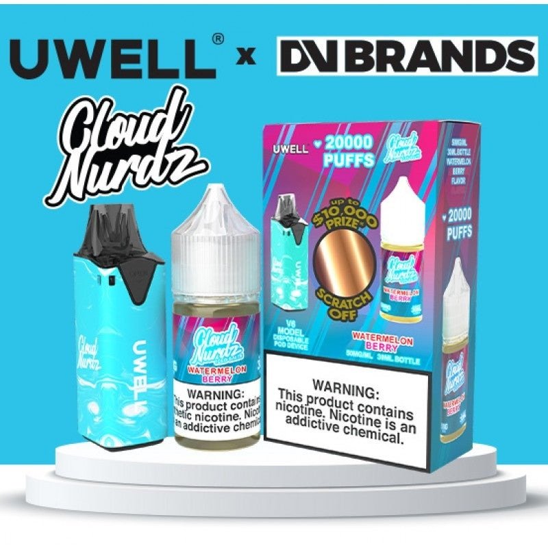 Uwell V6 Refillable Disposables + 30mL Juice Combo