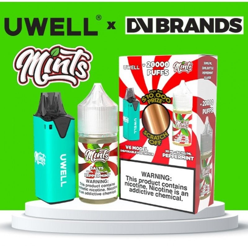 Uwell V6 Refillable Disposables + 30mL Juice Combo