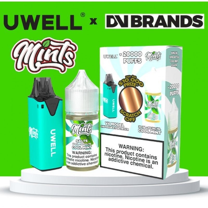 Uwell V6 Refillable Disposables + 30mL Juice Combo