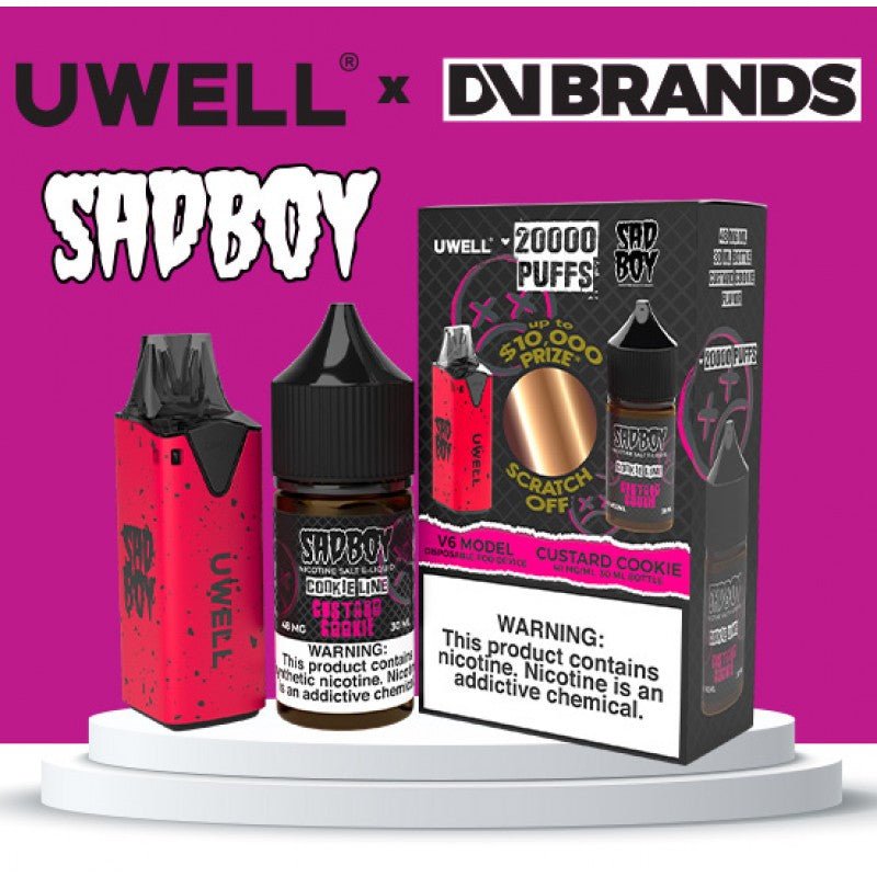 Uwell V6 Refillable Disposables + 30mL Juice Combo