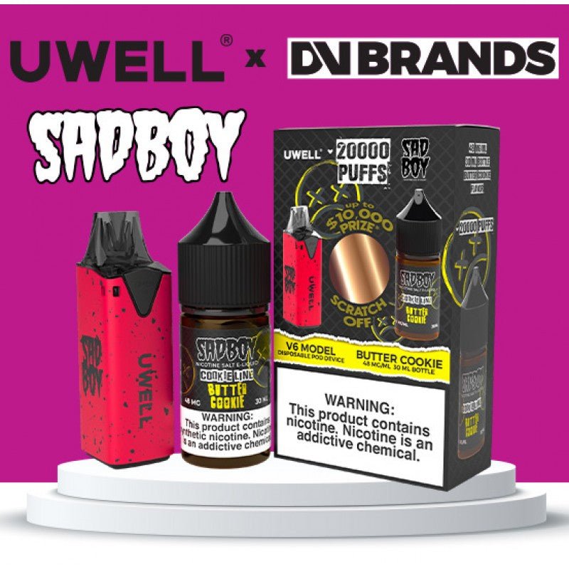 Uwell V6 Refillable Disposables + 30mL Juice Combo