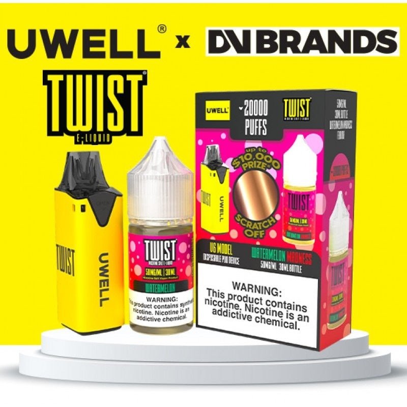 Uwell V6 Refillable Disposables + 30mL Juice Combo