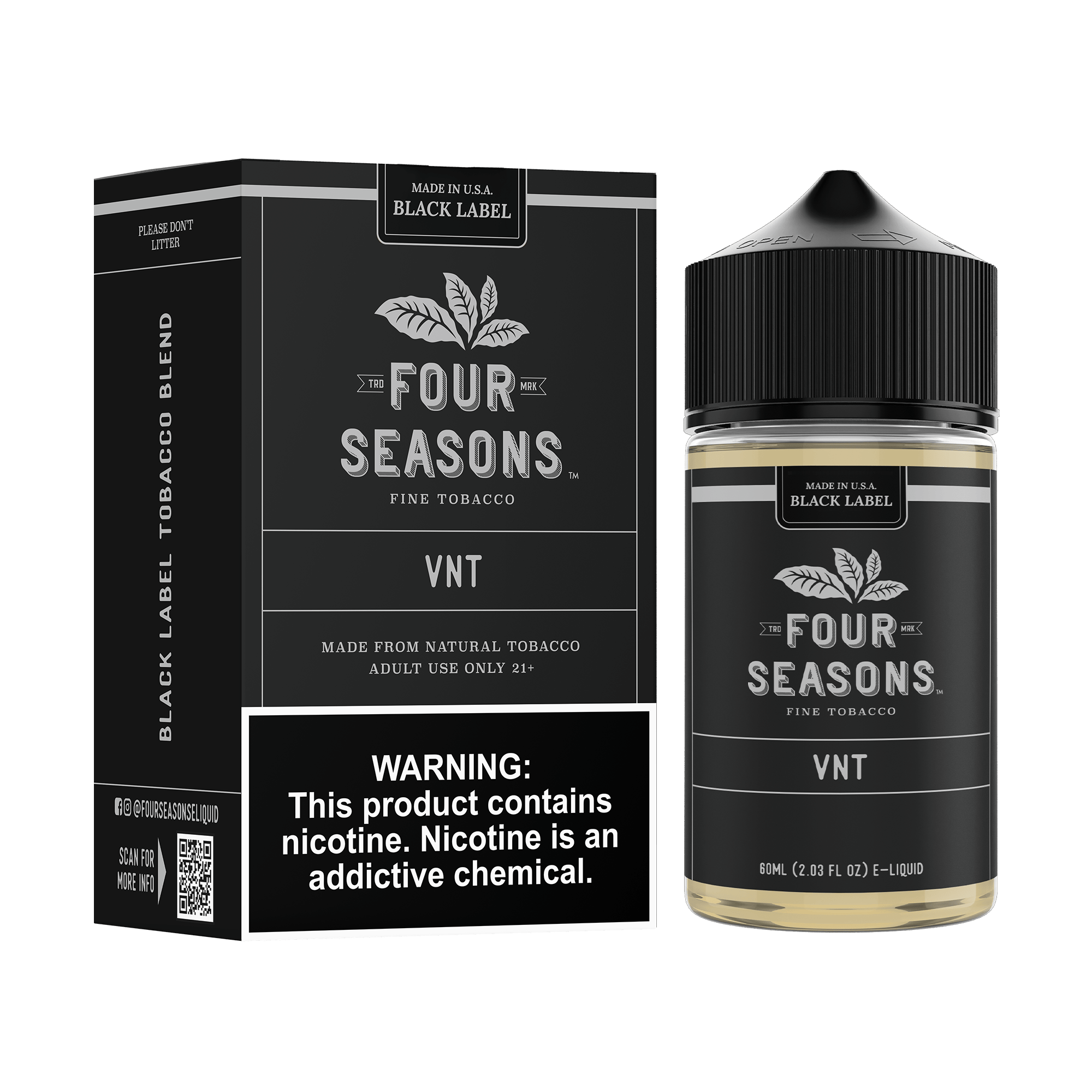 Four Seasons Black Label - 60mL