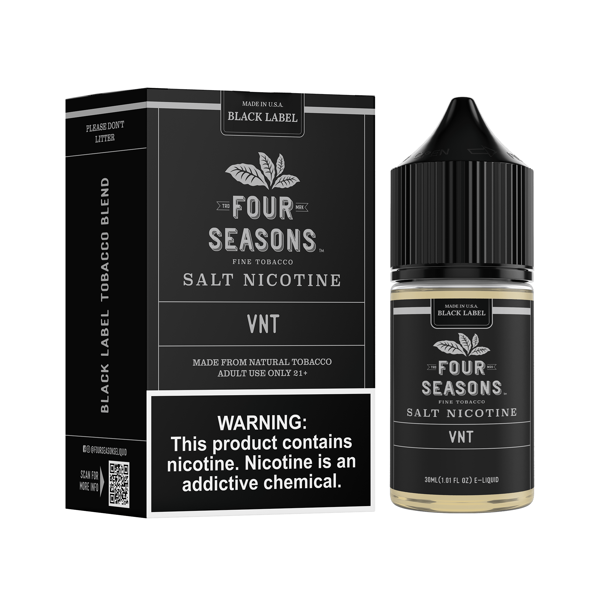 Four Seasons Black Label - 30mL