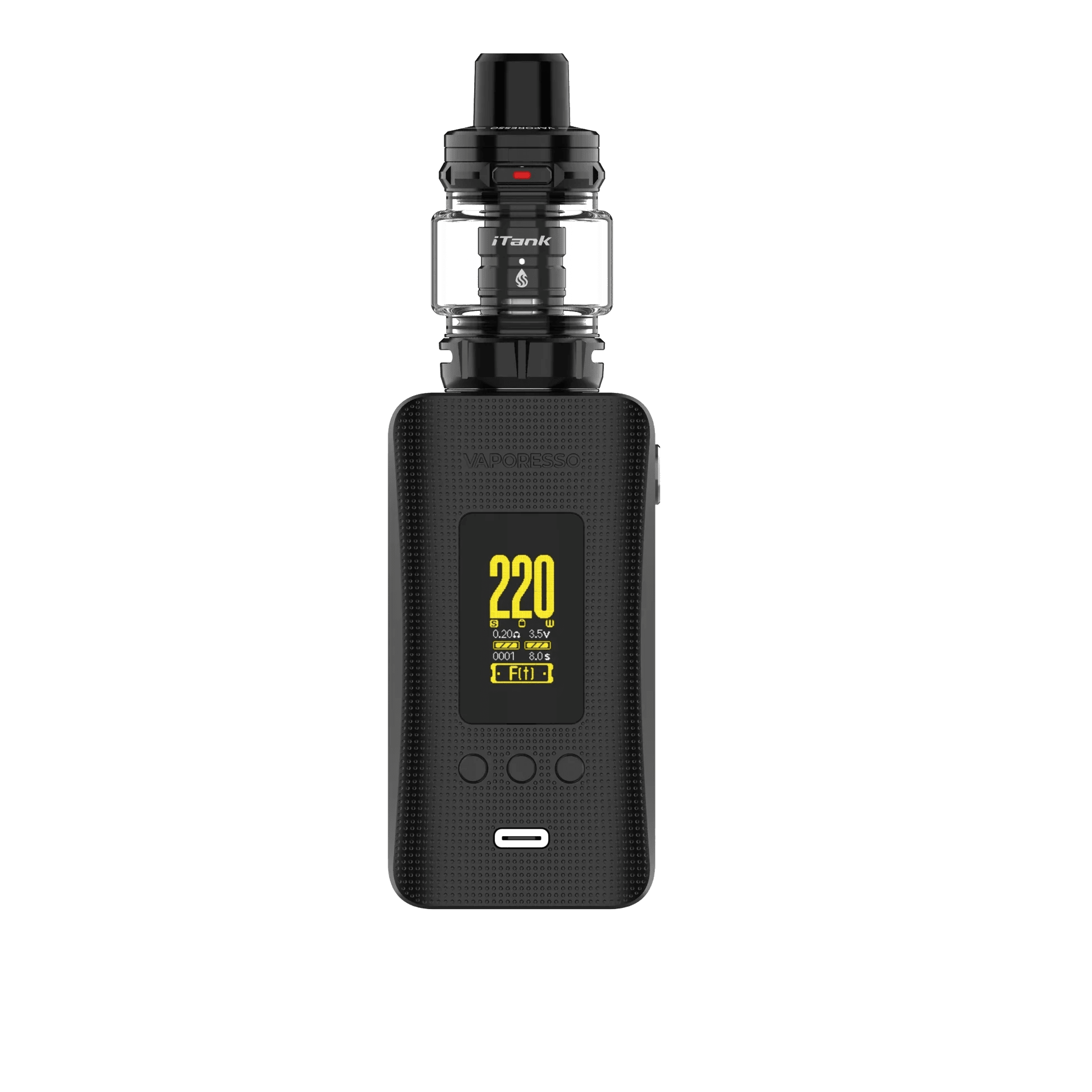 Vaporesso GEN 200 220W Starter Kit (iTank 2 Edition) — Black