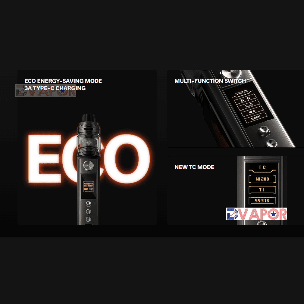 voopoo drag x charger 4 Kit with UFORCE-L Tank led fog light upgrade How To Know When Choose Flavor:Root Beer