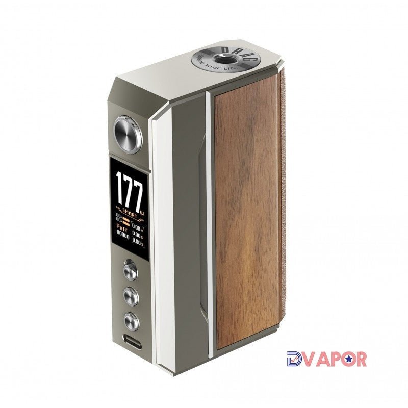 VooPoo Drag 4 | Mod Only — Pale Gold with Walnut