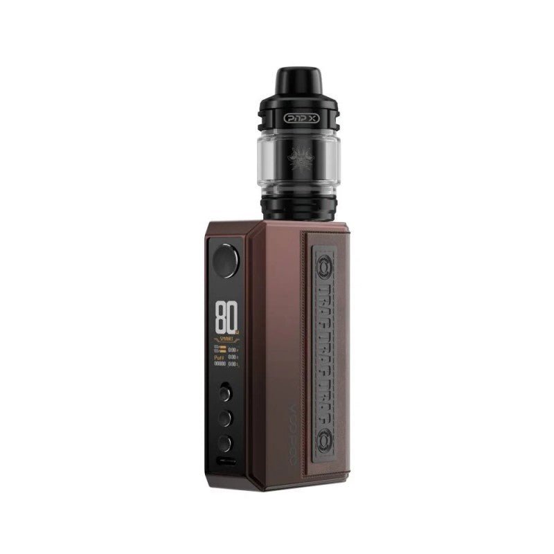 VooPoo Drag 5 Dual 18650 Mod Kit with UFORCE-X Tank — Gradient Brown