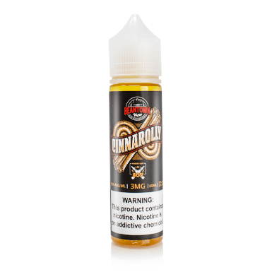 80V Freebase E-Liquid (60mL) — Cinnarolly (Beantown)
